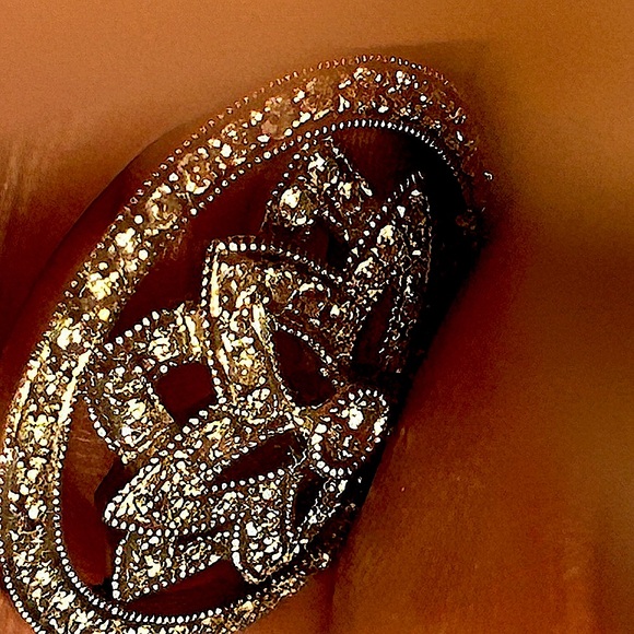 Vintage 18k Natural Diamond Drop Earrings - Picture 9 of 10